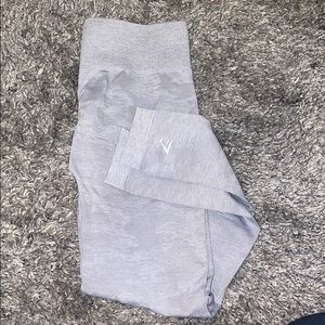 Gym shark light grey camo high waisted leggings